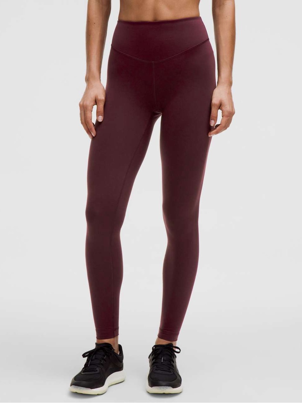 Lululemon Wunder Under High Rise Leggings - Deep Ruby